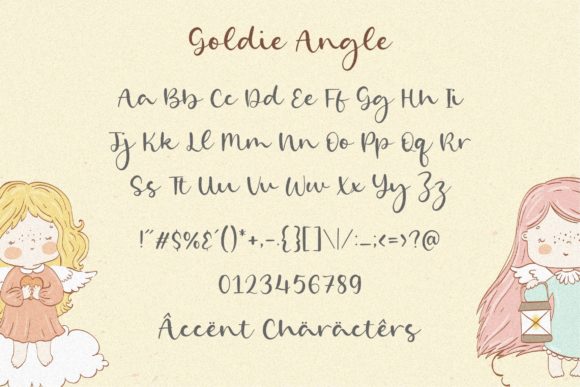 Goldie Angle Font - Preview 5