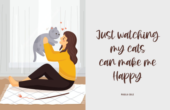 Kittyuf Font PNG with transparent background - Preview 3