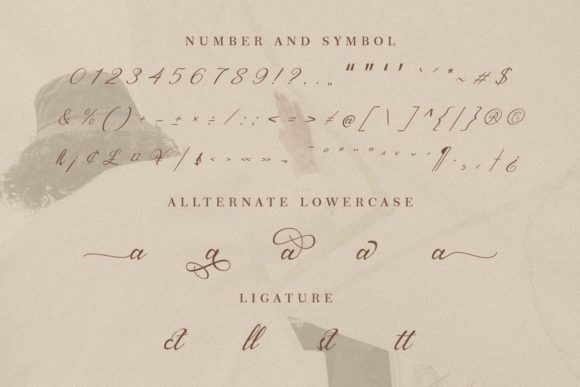 Luxuriougenics Font PNG with transparent background - Preview 6