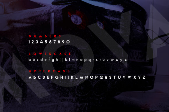 Mova Font PNG with transparent background - Preview 1