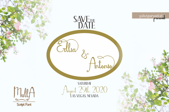 Mulla Font PNG with transparent background - Preview 2