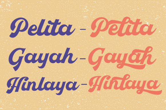 Parchom Font PNG with transparent background - Preview 3