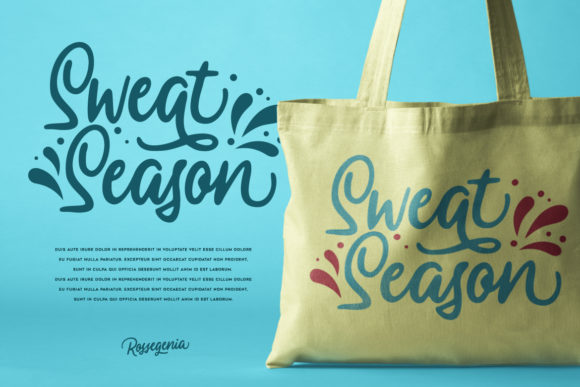 Rossegenia Font PNG with transparent background - Preview 1