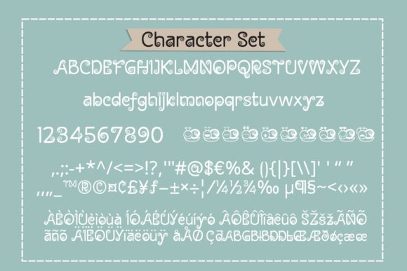 Snail Mood Font PNG with transparent background - Preview 5
