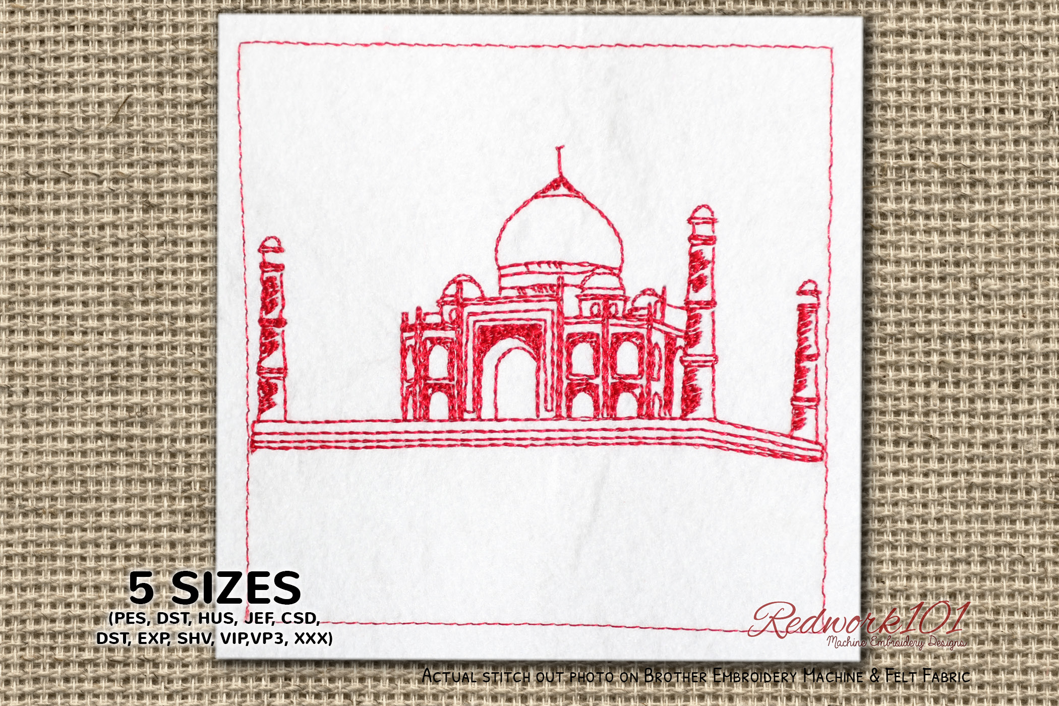 Taj Mahal Lineart