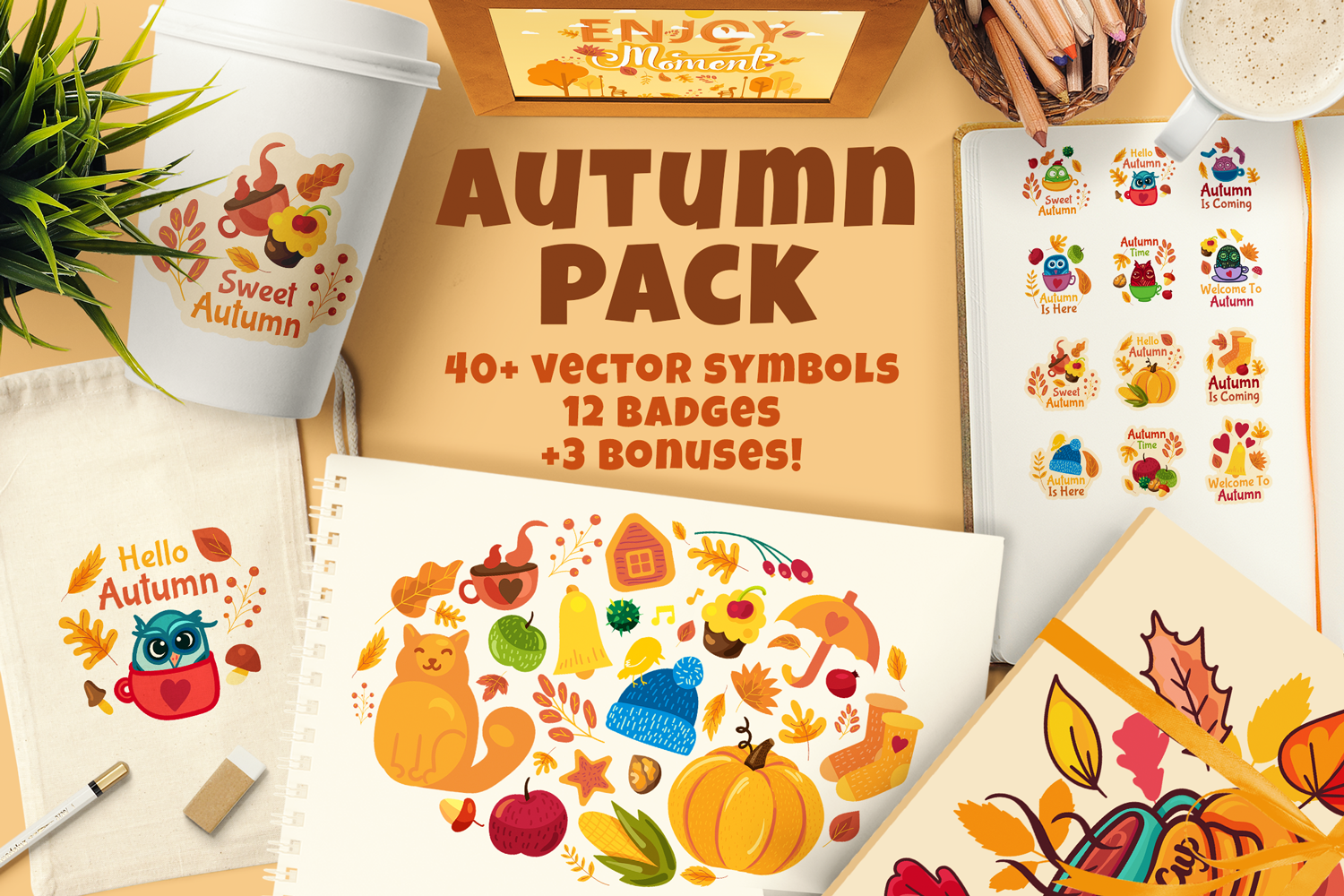 Cozy Autumn Pack Graphic by barsrsind · Creative Fabrica