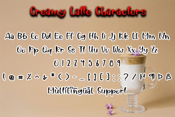 Creamy Latte Font - Preview 4