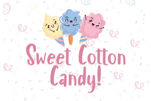 Donuts Frozen Font PNG with transparent background - Preview 2