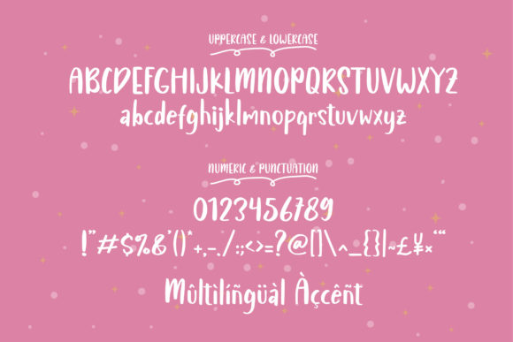 Donuts Frozen Font PNG with transparent background - Preview 4