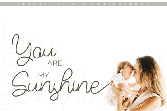 Justin Hailey Monoline Font Font PNG with transparent background - Preview 3