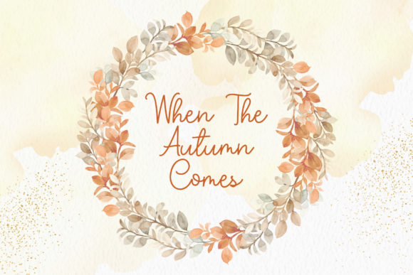 Pear Leaves Font PNG with transparent background - Preview 2