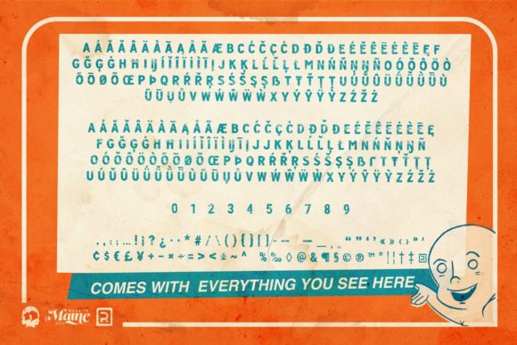 Poesan Ghost Font PNG with transparent background - Preview 4