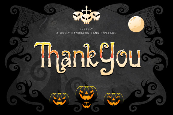 Russely Font PNG with transparent background - Preview 5