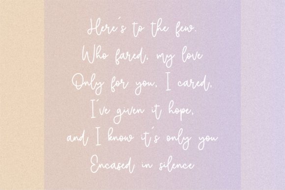 Selimut Hati Font PNG with transparent background - Preview 1