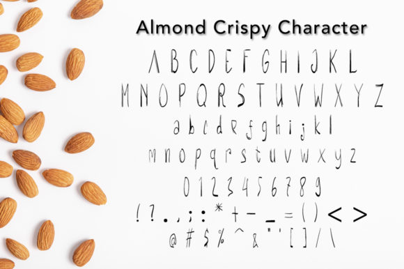 Almond Crispy Font - Preview 4