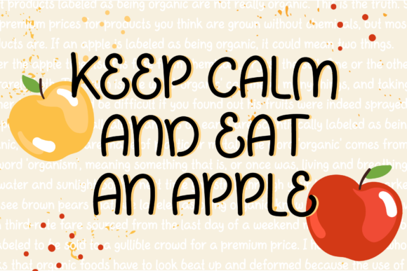 Apple Jam Font - Preview 3
