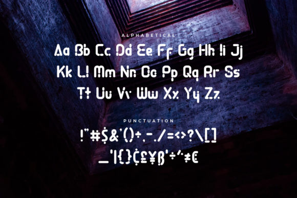 Cyborg Font PNG with transparent background - Preview 1
