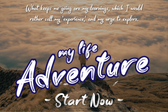 Growth Font PNG with transparent background - Preview 3