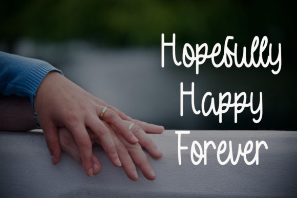 Happy Wedding Font - Preview 1