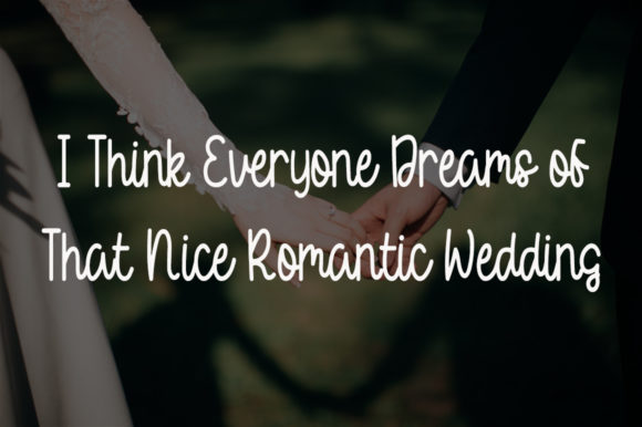 Happy Wedding Font - Preview 2