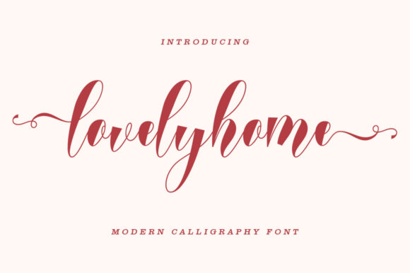 Lovelyhome Font PNG with transparent background - Preview 5