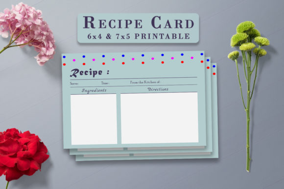 Polka Recipe Card Printable V29