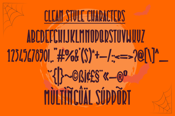 Pumpkinos Font PNG with transparent background - Preview 6