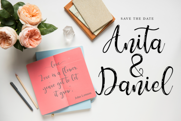 Sellena Font PNG with transparent background - Preview 2