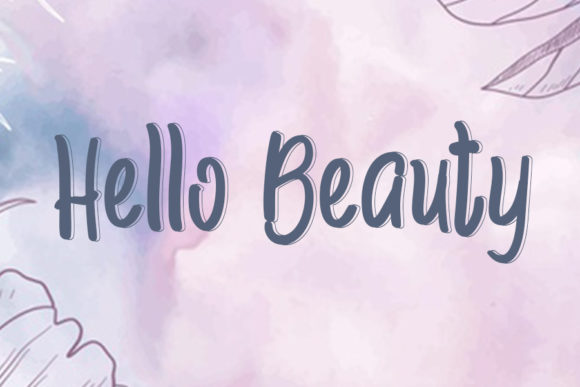 Slim Summer Font PNG with transparent background - Preview 3