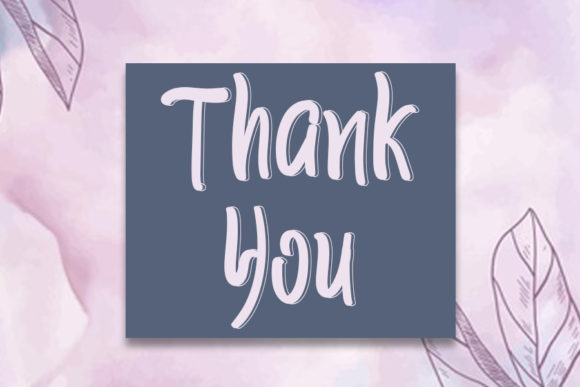Slim Summer Font PNG with transparent background - Preview 4
