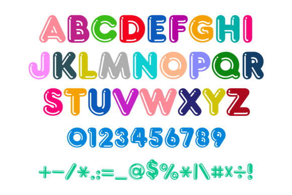 Bubble Round Font - Preview 1