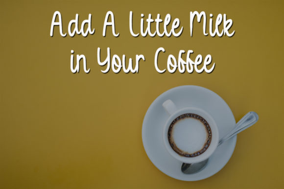 Cappuccino Latte Font - Preview 1