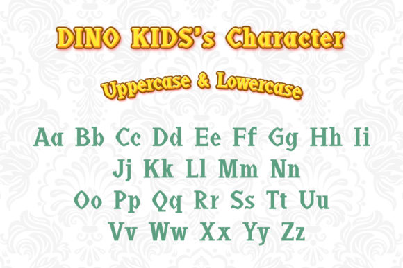 Dino Kids Font - Preview 1