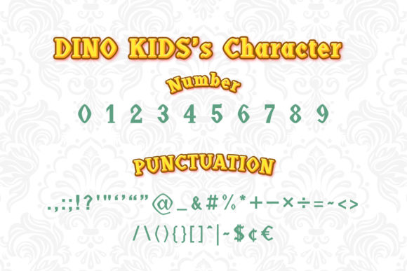 Dino Kids Font - Preview 2