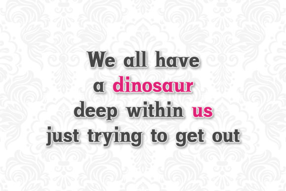 Dino Kids Font - Preview 3