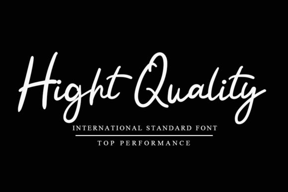 Handwritten Font - Preview 4