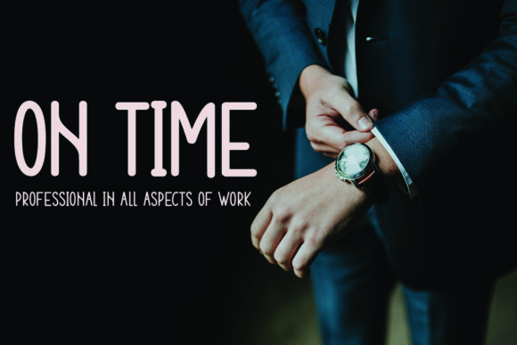 Hello Worker Font PNG with transparent background - Preview 3