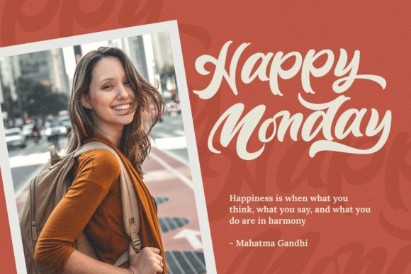 Lazy Monday Font PNG with transparent background - Preview 4