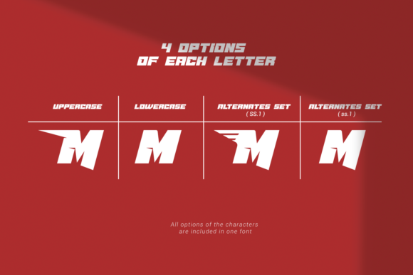 Masked Hero Font PNG with transparent background - Preview 2