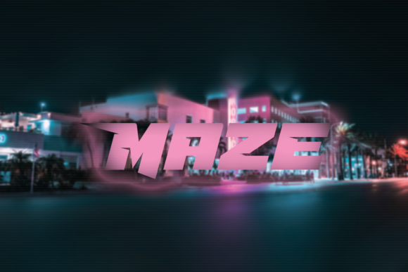 Masked Hero Font PNG with transparent background - Preview 3