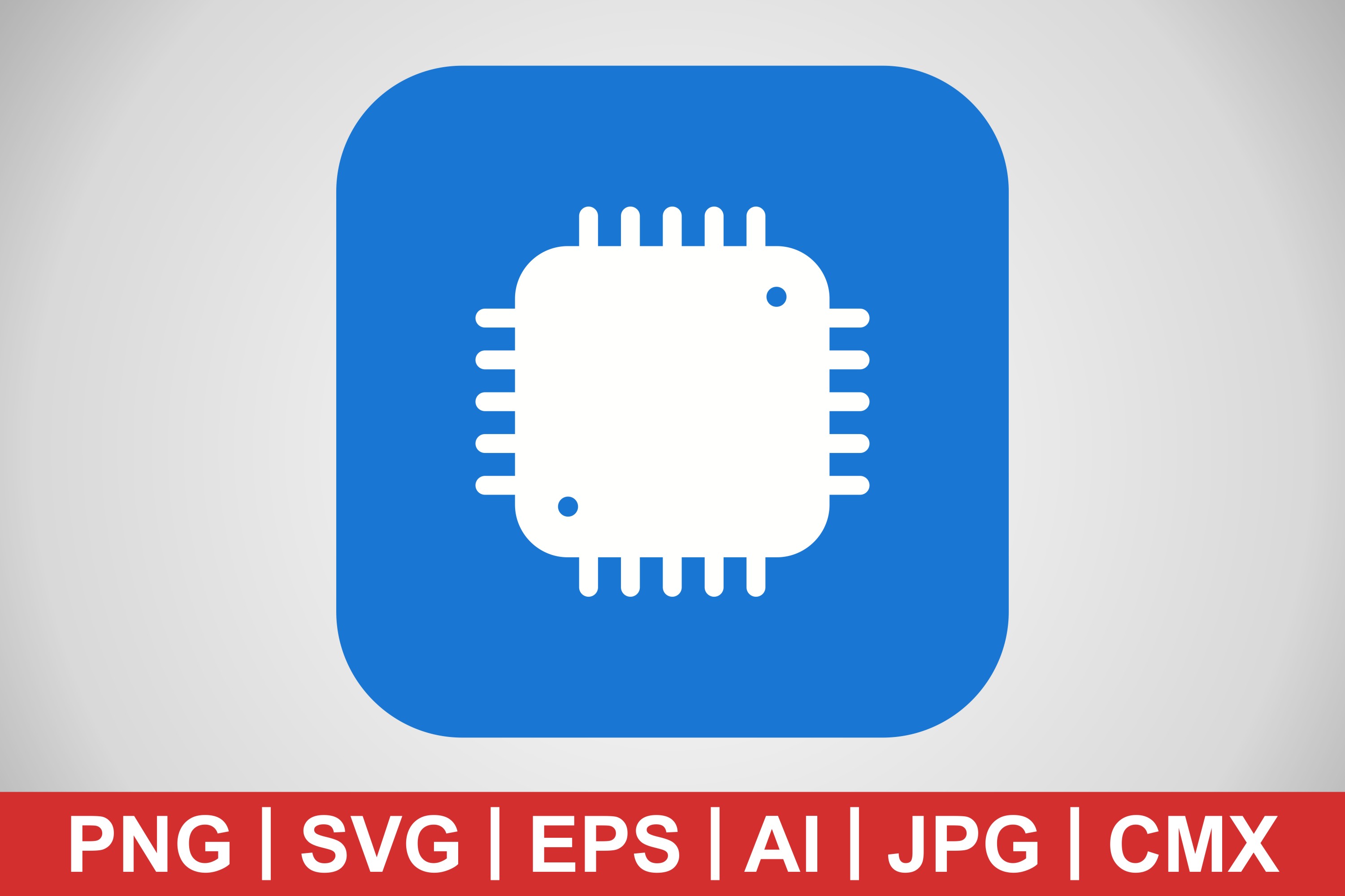 Vector Processor Icon Graphic by IYIKON · Creative Fabrica