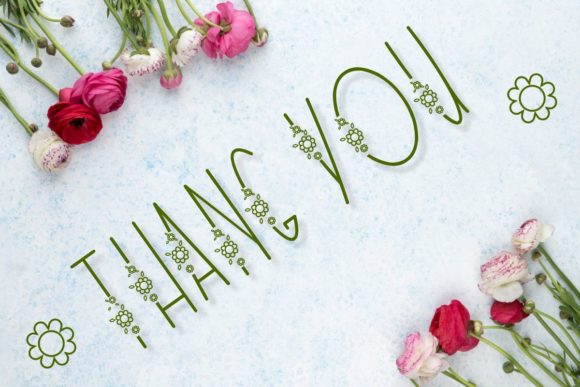 Buffalor Flower Font - Preview 4