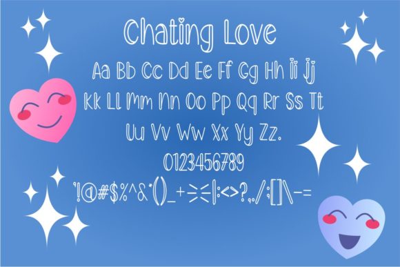 Chating Love Font - Preview 5