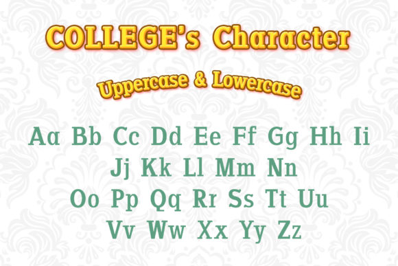 College Font - Preview 1