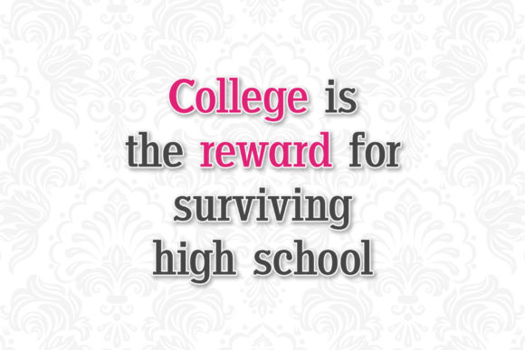College Font - Preview 3
