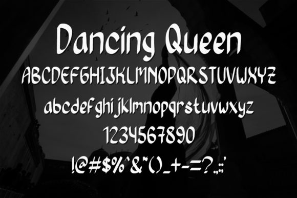 Dancing Queen Font PNG with transparent background - Preview 3