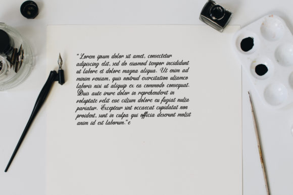 Delfis Font PNG with transparent background - Preview 2