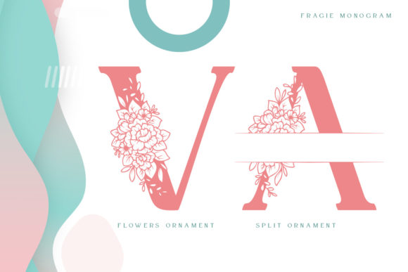 Fragie Monogram Font PNG with transparent background - Preview 1