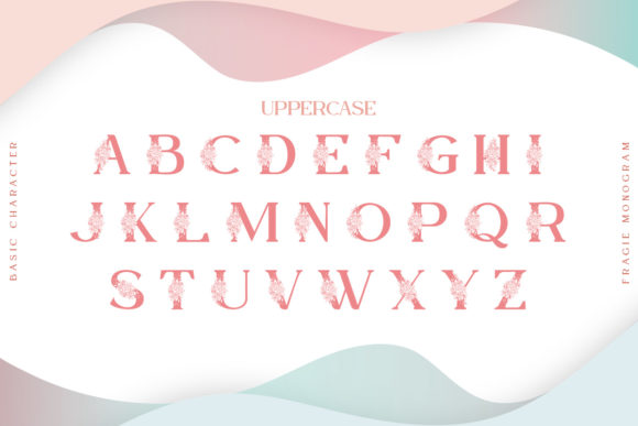Fragie Monogram Font PNG with transparent background - Preview 4