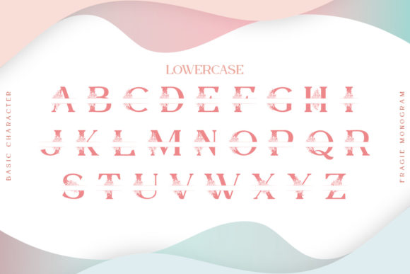 Fragie Monogram Font PNG with transparent background - Preview 5